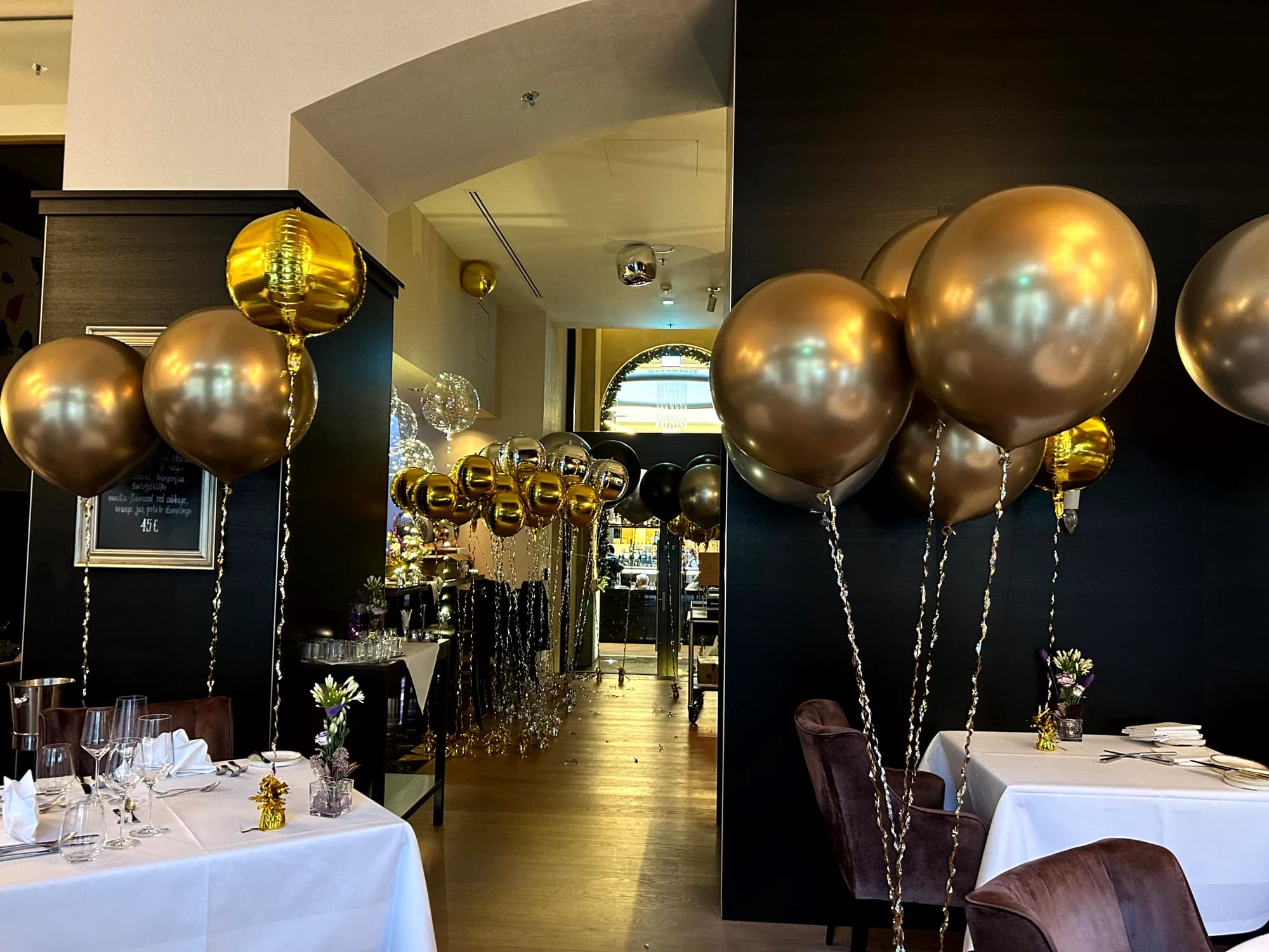 Helium Balloons decor example 7
